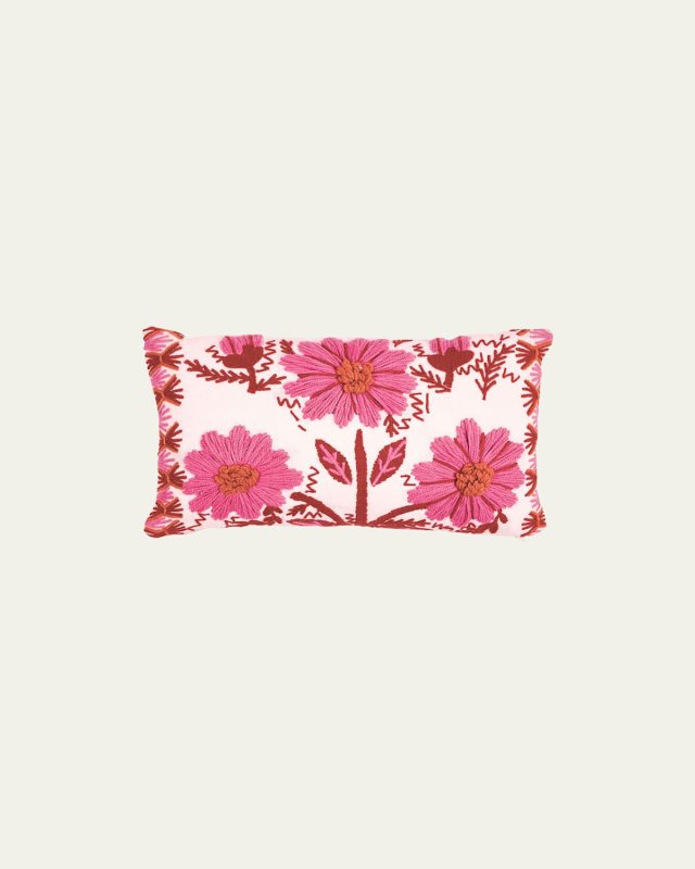 Marguerite Embroidery Pillow